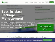 Tablet Screenshot of myget.org